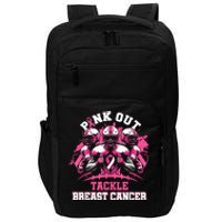 Gift Out Tackle Breast Cancer Awareness American Football Impact Tech Backpack