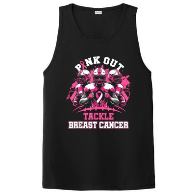 Gift Out Tackle Breast Cancer Awareness American Football PosiCharge Competitor Tank