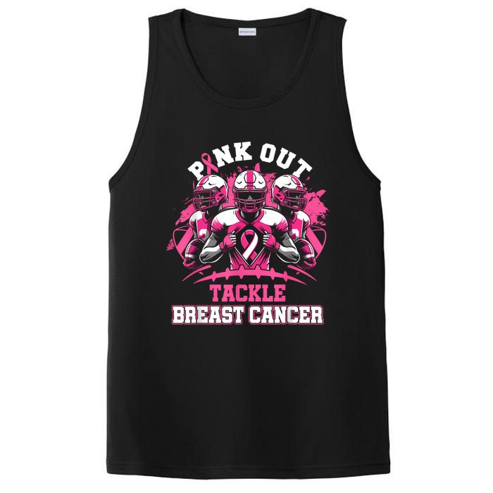 Gift Out Tackle Breast Cancer Awareness American Football PosiCharge Competitor Tank