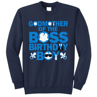 Godmother Of The Boss Birthdaybaby Family Decorations Sweatshirt