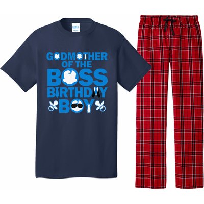 Godmother Of The Boss Birthdaybaby Family Decorations Pajama Set