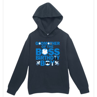 Godmother Of The Boss Birthdaybaby Family Decorations Urban Pullover Hoodie