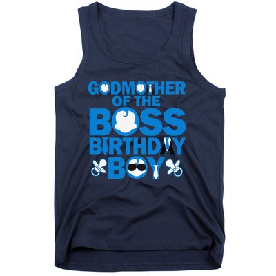 Godmother Of The Boss Birthdaybaby Family Decorations Tank Top