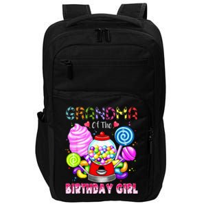 Grandma Of The Birthday Girl Candyland Candy Birthday Party Impact Tech Backpack