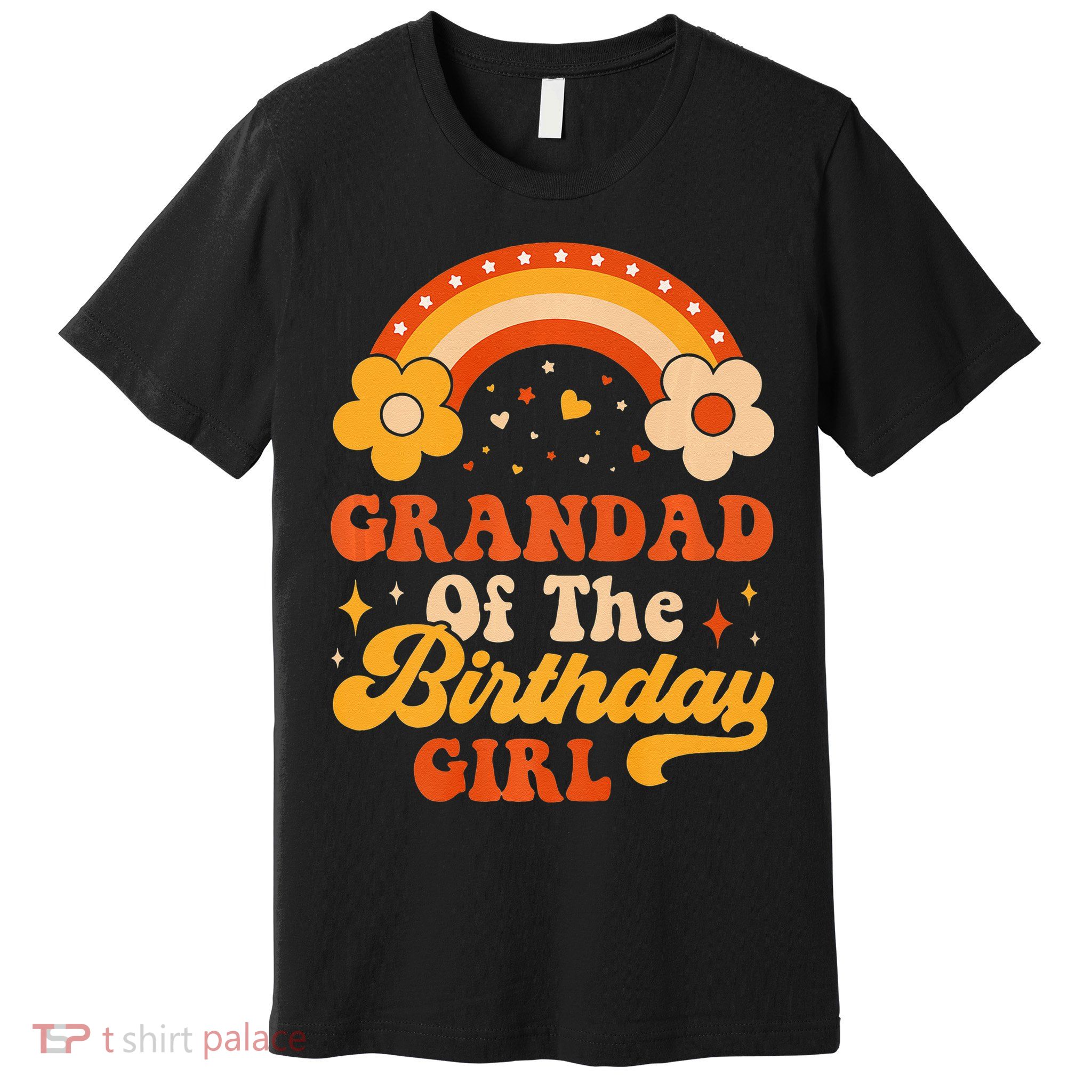 Grandad Of The Birthday Groovy Matching Family Premium T-Shirt