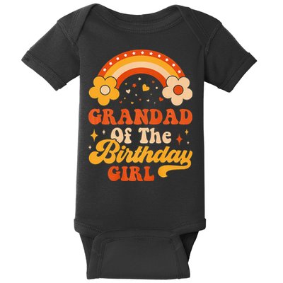 Grandad Of The Birthday Groovy Matching Family Baby Bodysuit