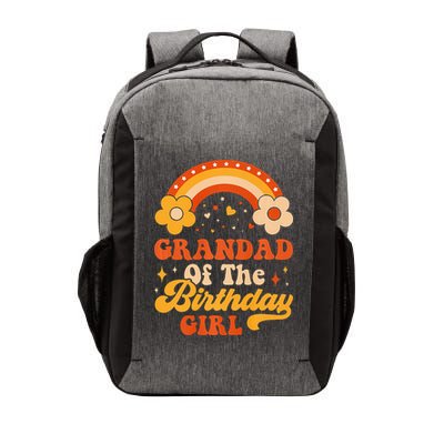 Grandad Of The Birthday Groovy Matching Family Vector Backpack