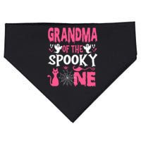 Grandma Of The Spooky One Halloween 1st Birthday Girl USA-Made Doggie Bandana