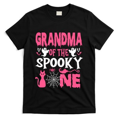 Grandma Of The Spooky One Halloween 1st Birthday Girl T-Shirt