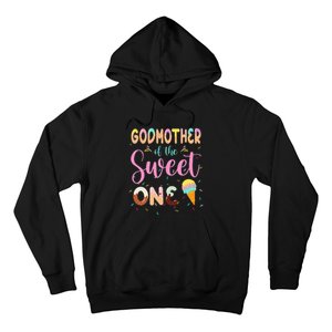 Godmother Of The Sweet One Ice Cream First Birthday Family Hoodie