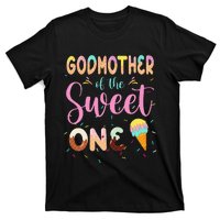 Godmother Of The Sweet One Ice Cream First Birthday Family T-Shirt