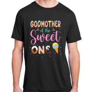 Godmother Of The Sweet One Ice Cream First Birthday Family Adult ChromaSoft Performance T-Shirt