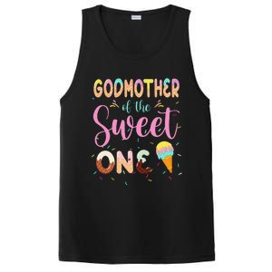 Godmother Of The Sweet One Ice Cream First Birthday Family PosiCharge Competitor Tank