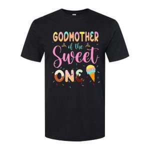 Godmother Of The Sweet One Ice Cream First Birthday Family Softstyle CVC T-Shirt