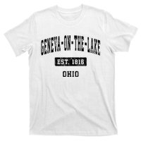 Geneva On The Lake Ohio Oh Vintage Established Sports Established T-Shirt