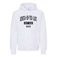 Geneva On The Lake Ohio Oh Vintage Established Sports Established Premium Hoodie