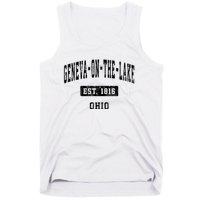 Geneva On The Lake Ohio Oh Vintage Established Sports Established Tank Top