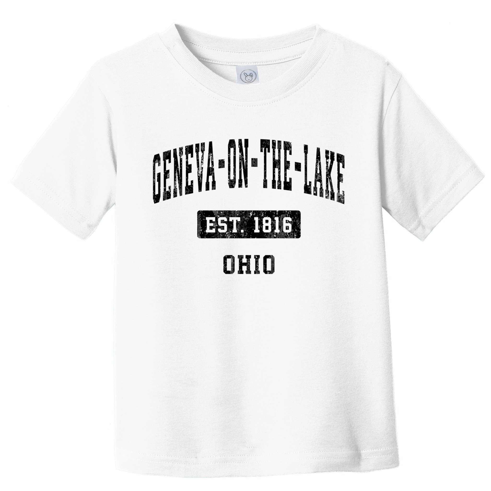 Geneva On The Lake Ohio Oh Vintage Established Sports Established Toddler T-Shirt