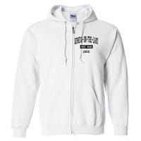 Geneva On The Lake Ohio Oh Vintage Established Sports Established Full Zip Hoodie