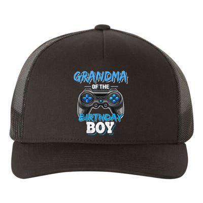 Grandma Of The Birthday Boy Matching Video Game Birthday Yupoong Adult 5-Panel Trucker Hat