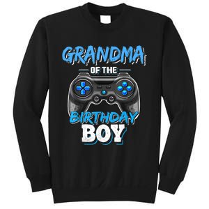 Grandma Of The Birthday Boy Matching Video Game Birthday Sweatshirt