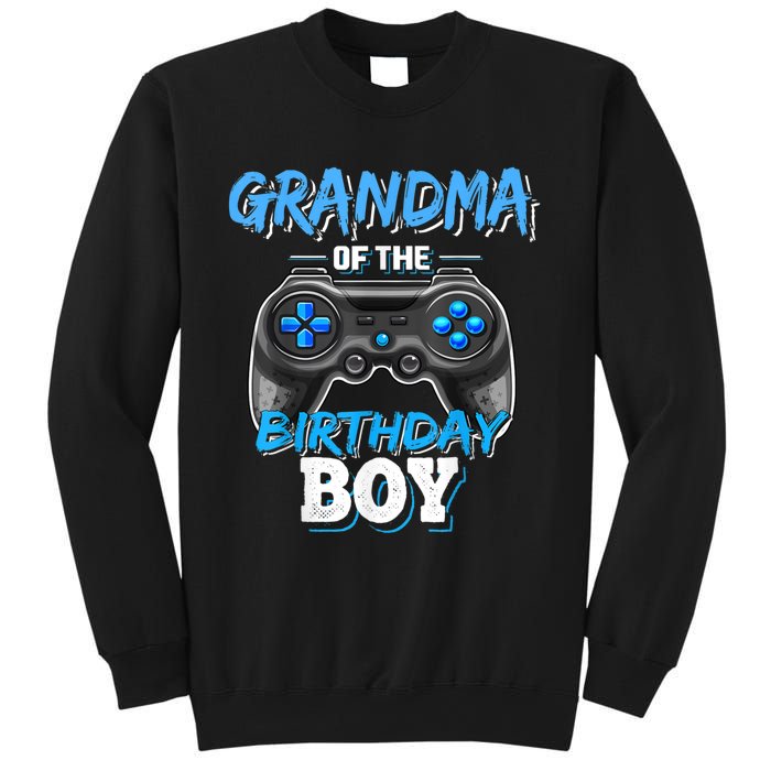 Grandma Of The Birthday Boy Matching Video Game Birthday Sweatshirt