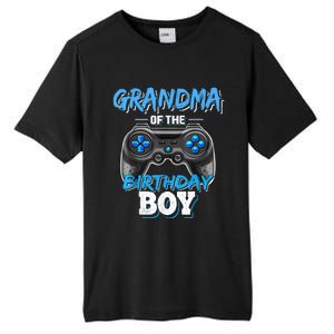 Grandma Of The Birthday Boy Matching Video Game Birthday Tall Fusion ChromaSoft Performance T-Shirt