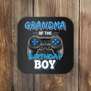 Grandma Of The Birthday Boy Matching Video Game Birthday Coaster