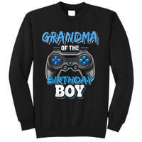 Grandma Of The Birthday Boy Matching Video Game Birthday Tall Sweatshirt