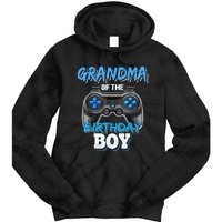 Grandma Of The Birthday Boy Matching Video Game Birthday Tie Dye Hoodie