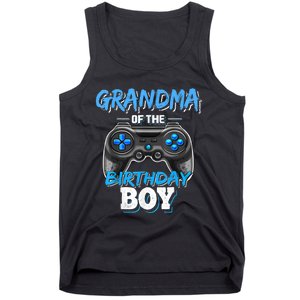 Grandma Of The Birthday Boy Matching Video Game Birthday Tank Top