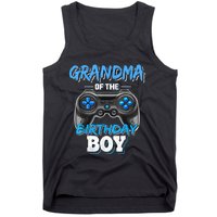 Grandma Of The Birthday Boy Matching Video Game Birthday Tank Top