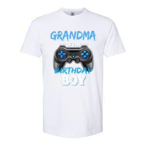 Grandma Of The Birthday Boy Matching Video Game Birthday Softstyle CVC T-Shirt