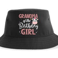 Grandma Of The Birthday Cow gift Birthday Sustainable Bucket Hat