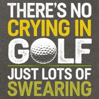 Golfing Outfit Theres No Crying In Golf Just Lots Of Cotton Canvas Backpack