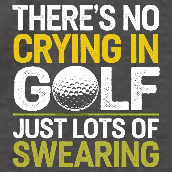Golfing Outfit Theres No Crying In Golf Just Lots Of Vector Backpack