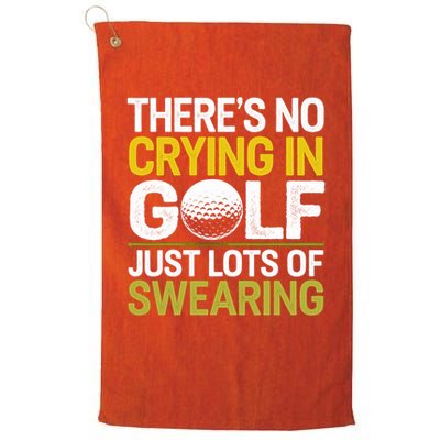 Golfing Outfit Theres No Crying In Golf Just Lots Of Golf Towel