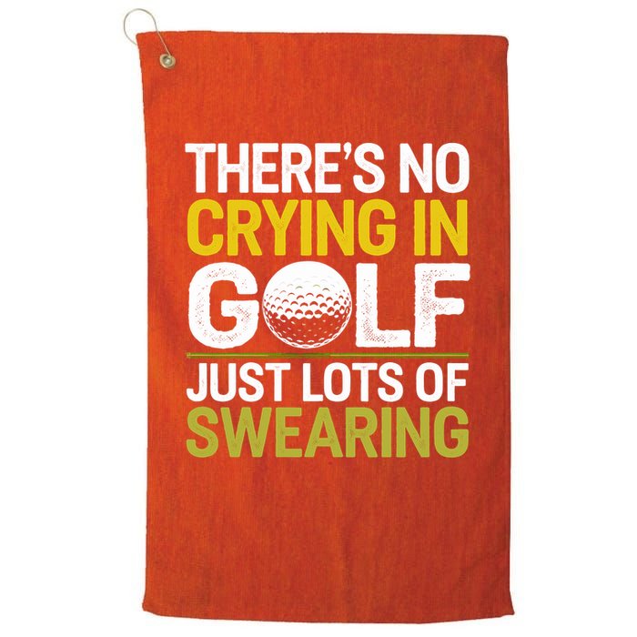 Golfing Outfit Theres No Crying In Golf Just Lots Of Golf Towel