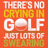 Golfing Outfit Theres No Crying In Golf Just Lots Of Golf Towel