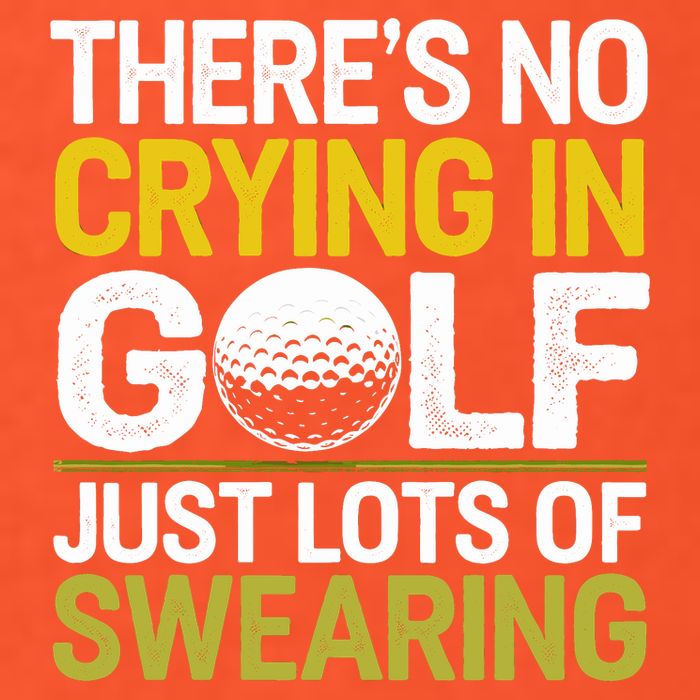 Golfing Outfit Theres No Crying In Golf Just Lots Of Golf Towel