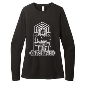 Guardian Of Traffic Bridge Cleveland Womens CVC Long Sleeve Shirt