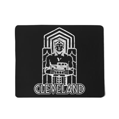 Guardian Of Traffic Bridge Cleveland Mousepad