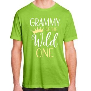 Grammy Of The Wild One First Birthday Matching Family Gift Adult ChromaSoft Performance T-Shirt