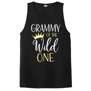 Grammy Of The Wild One First Birthday Matching Family Gift PosiCharge Competitor Tank