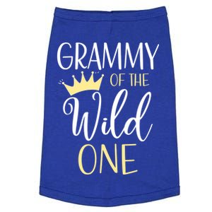 Grammy Of The Wild One First Birthday Matching Family Gift Doggie Tank