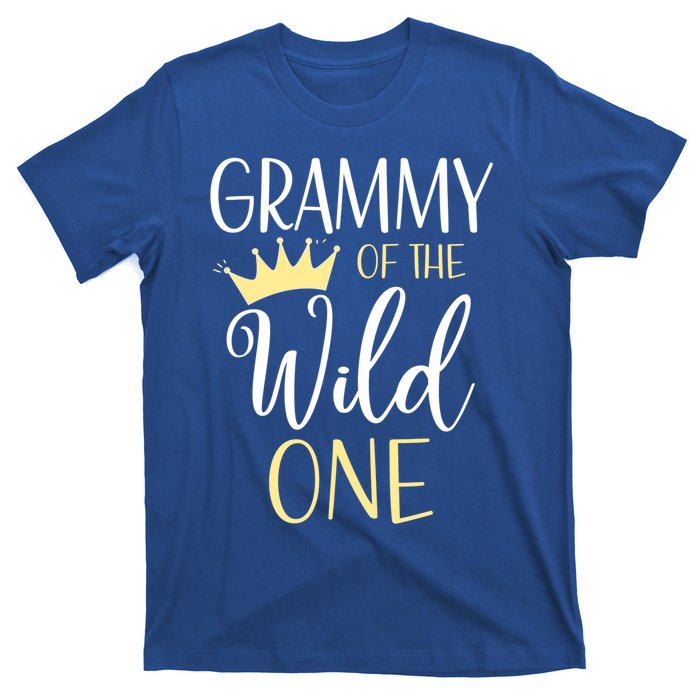 Grammy Of The Wild One First Birthday Matching Family Gift T-Shirt