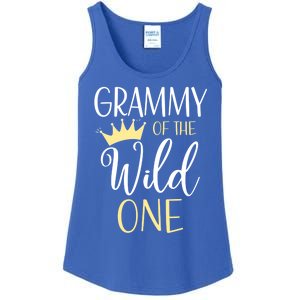 Grammy Of The Wild One First Birthday Matching Family Gift Ladies Essential Tank