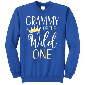 Grammy Of The Wild One First Birthday Matching Family Gift Tall Sweatshirt