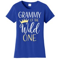 Grammy Of The Wild One First Birthday Matching Family Gift Women's T-Shirt