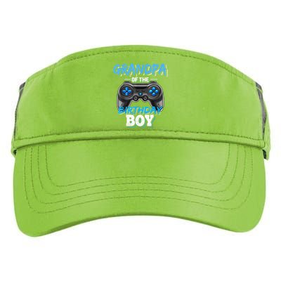 Grandpa Of The Birthday Boy Matching Video Game Birthday Adult Drive Performance Visor